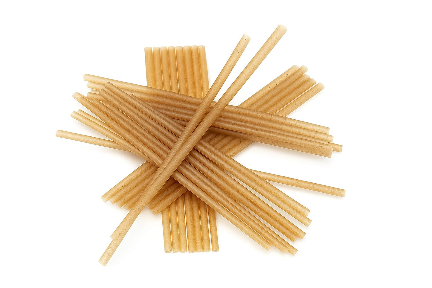 Bulk Agave Straws 250ct | 100% Biodegradable & Compostable | Plastic-Free Natural Drinking Straws for Restaurants & Events