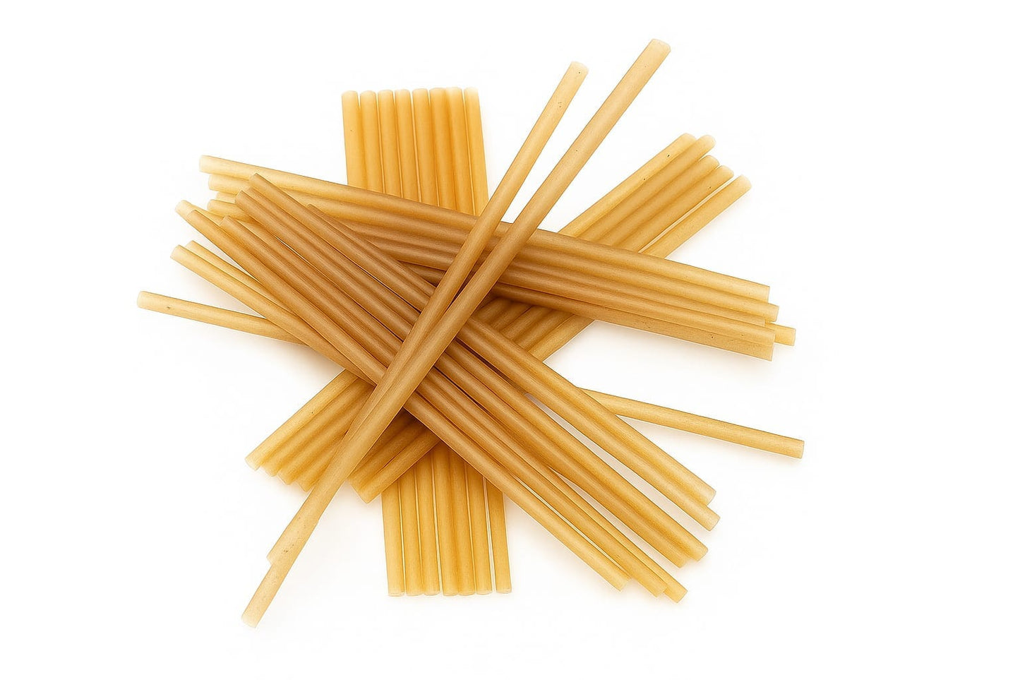 100-Pack Agave Fiber Straws — Unwrapped Retail Box — 8.25" (210 mm)