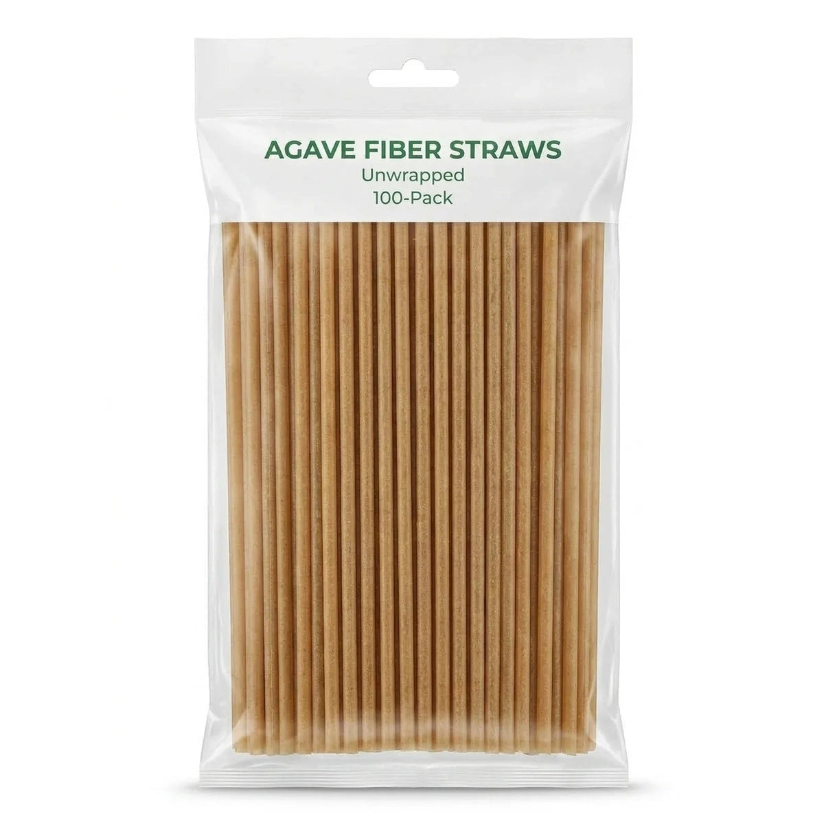 Agave Fiber Straws, Reduced-Plastic & Durable — 100-Pack Unwrapped Retail Box - agavestraws.com