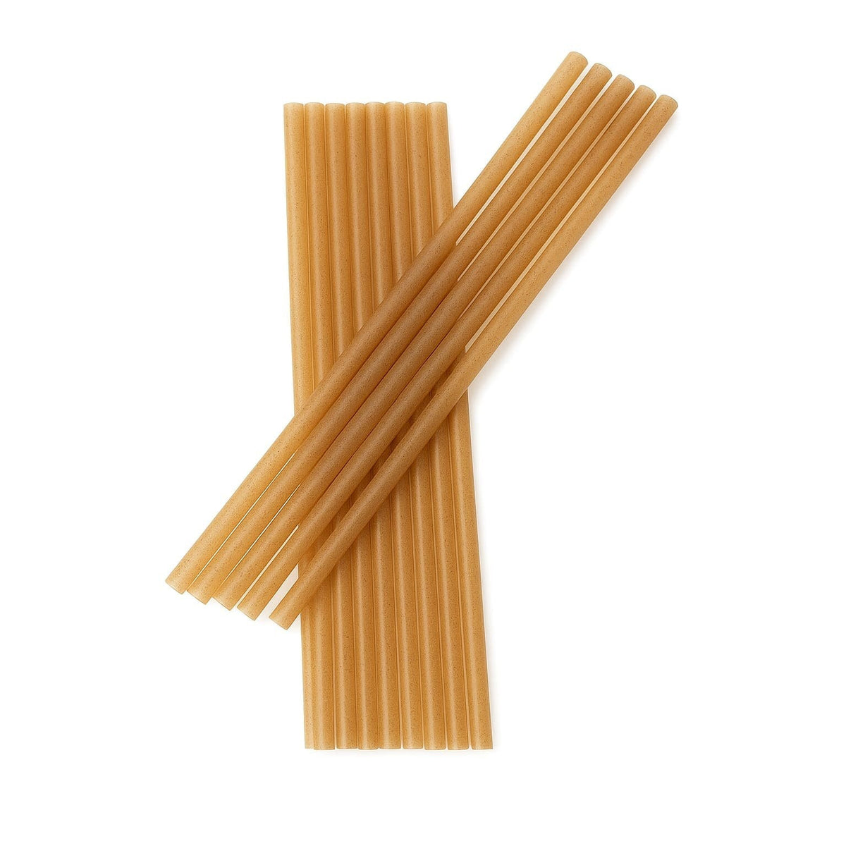 Agave Fiber Straws, Reduced-Plastic & Durable — 50-Pack Wrapped Travel Set (8.3") - agavestraws.com