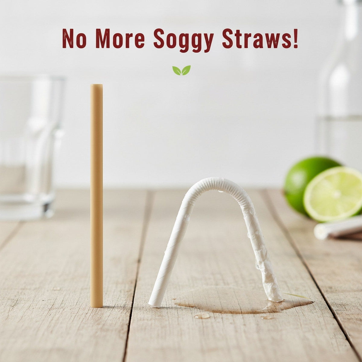 Bulk Agave Straws 250ct | Reduced-Plastic & Durable Drinking Straws for Restaurants & Events - agavestraws.com